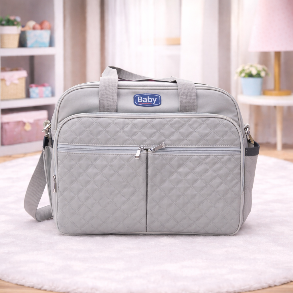 Large Size Baby/Mother Bags Collection - Gray