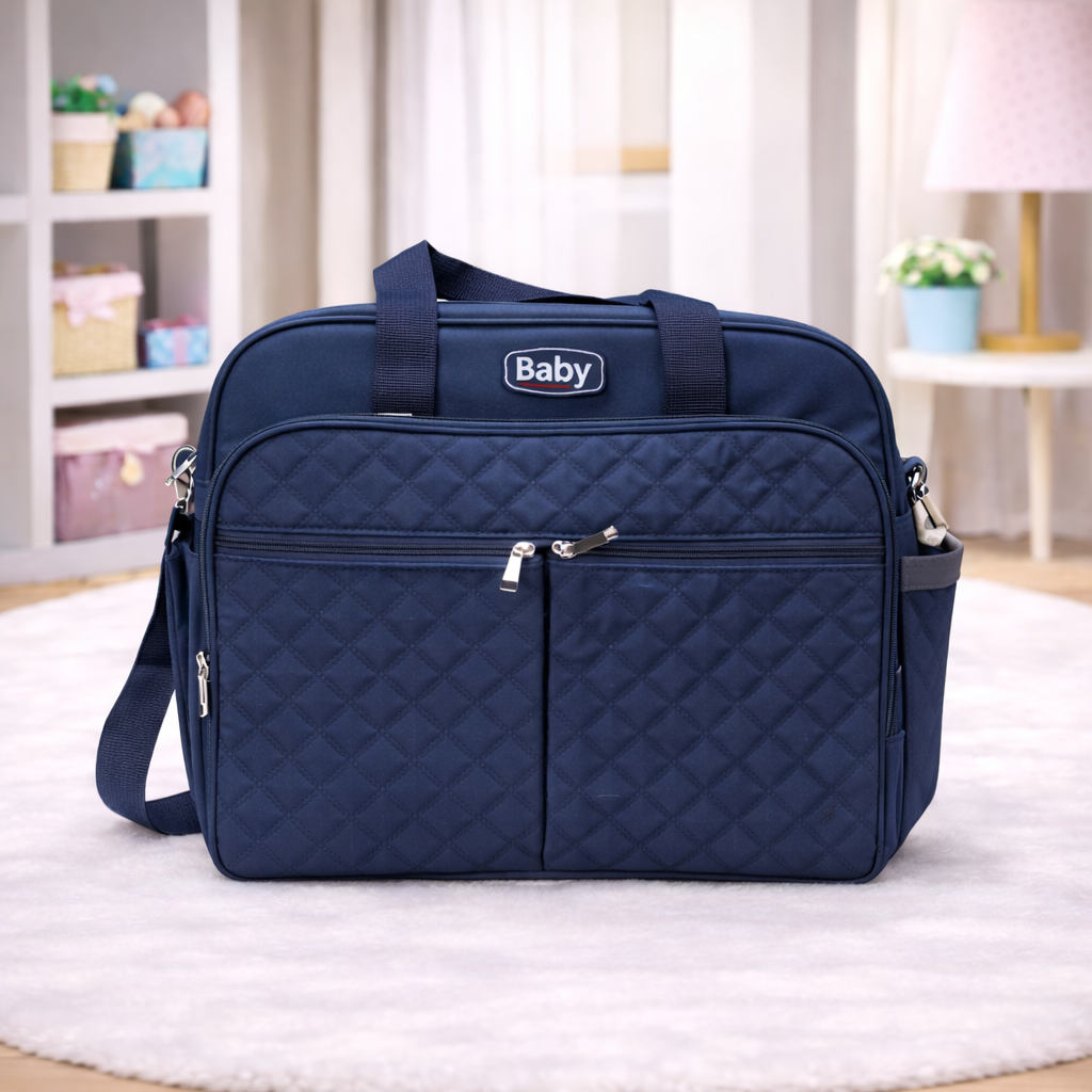 Large Size Baby/Mother Bags Collection - Navy Blue