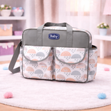 Large Size Baby/Mother Bags Collection - Gray