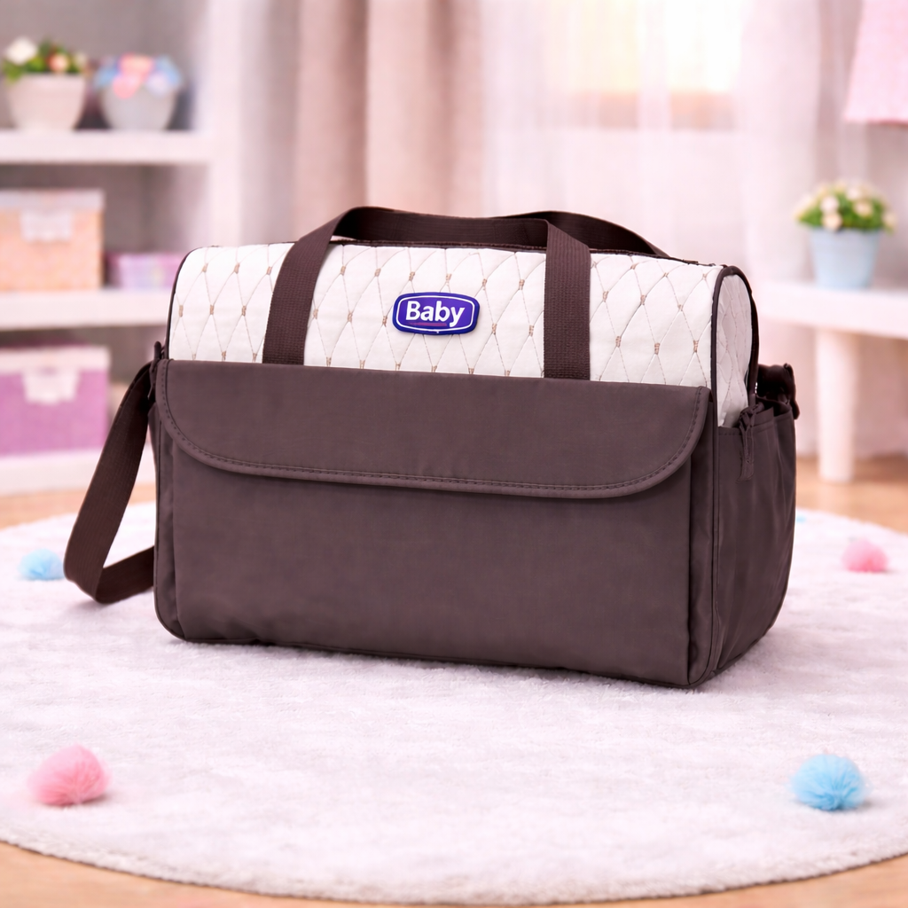 Large Size Baby/Mother Bags Collection - Brown