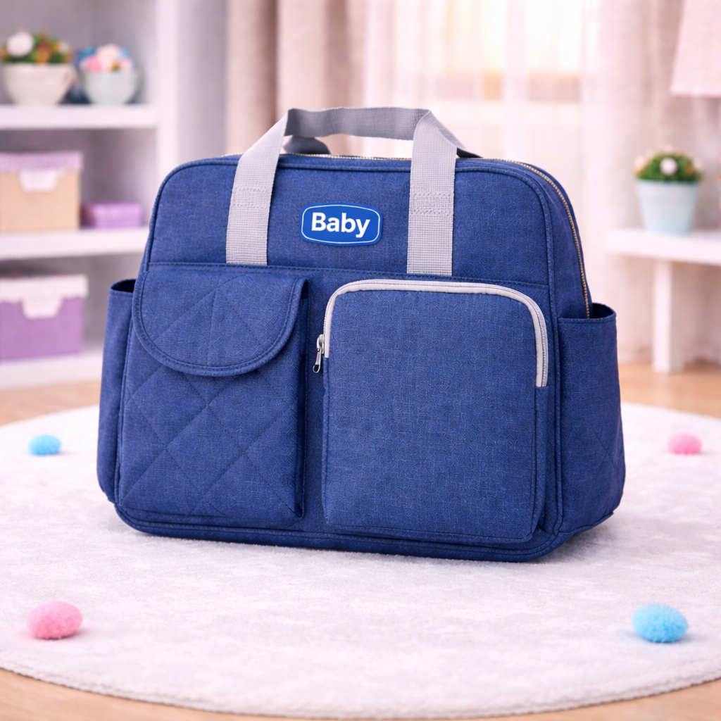 Large Size Baby/Mother Bags Collection - Blue