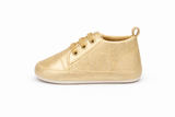Classic Golden Baby Shoes – Soft & Stylish