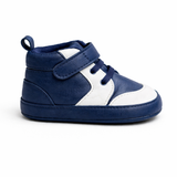 Classic Navy & White Baby Shoes – Soft & Stylish