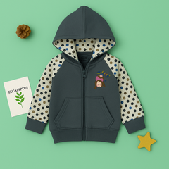Cheeky Monkey Polka Hoodie