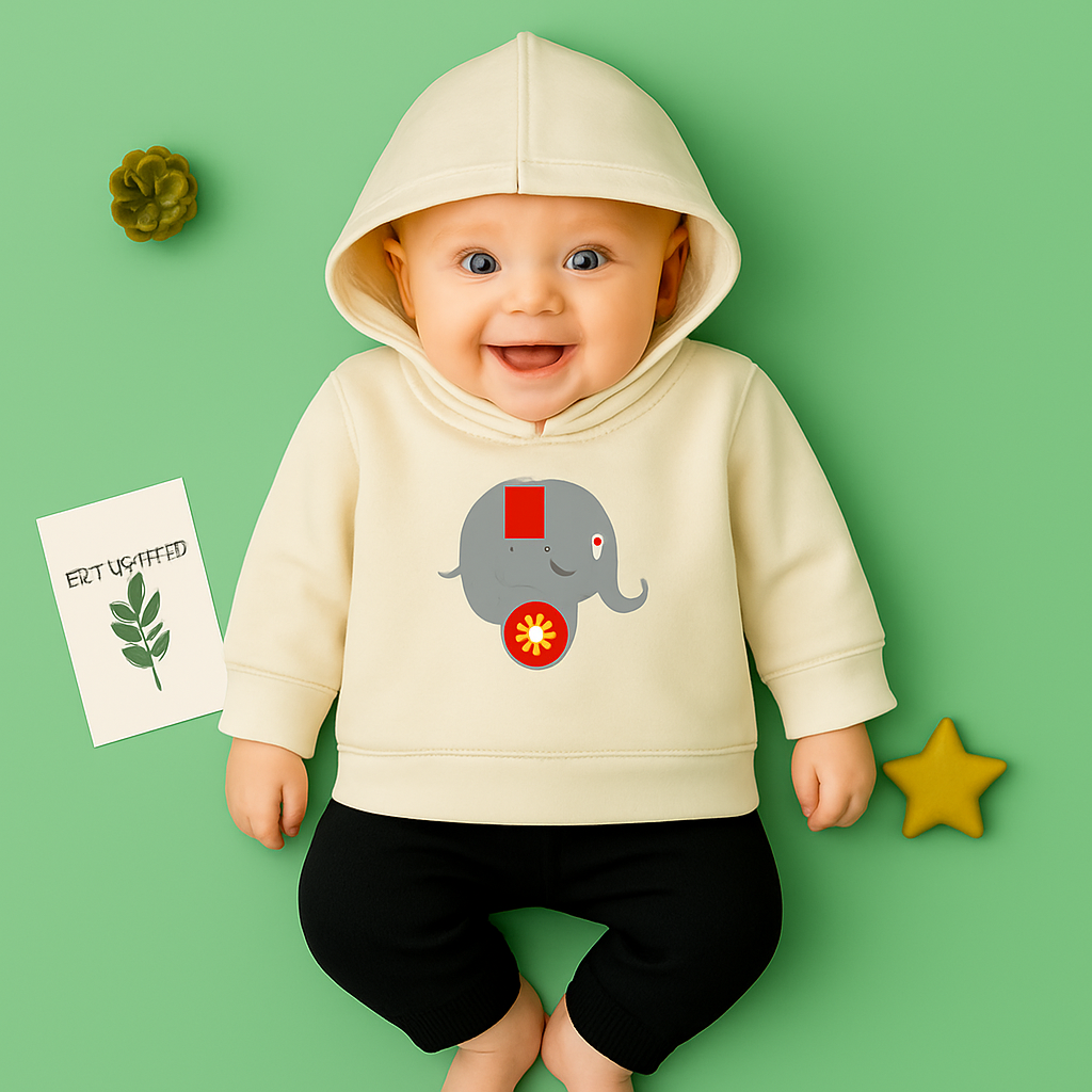 Cheerful Elephant Hoodie