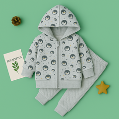 Frosty Penguin Hoodie Set