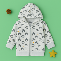 Frosty Penguin Zip Hoodie