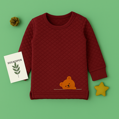 Snuggle Bear Quilted Top