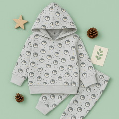 Arctic Penguin Hoodie Set